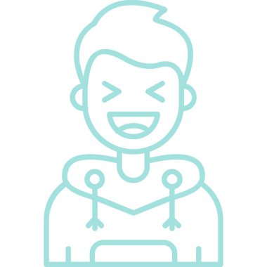 avatar erkek simgesi ana hatlar biçiminde