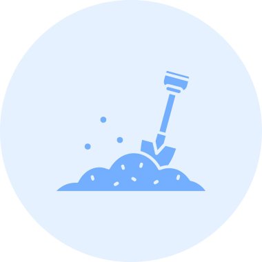 Arkaplan vektörü illüstrasyonunda düz biçimde temizlik fırçası simgesi