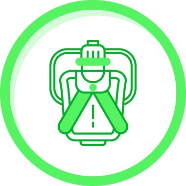 Modern bir simge kamerasının vektör illüstrasyonu