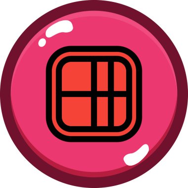 top ikon vektör illüstrasyonu