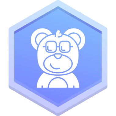 hayvan simgesi, vektör illüstrasyonu