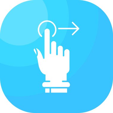 Dokunma Vektörü Kabartma Simgesi Tasarımı