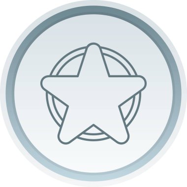 yıldız simgesi, vektör çizimi