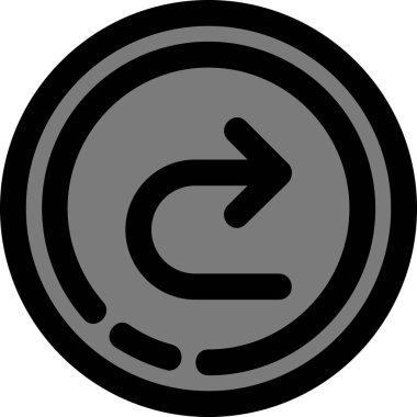 Para birimi para simgesi ile doldurulmuş ana hat biçimi