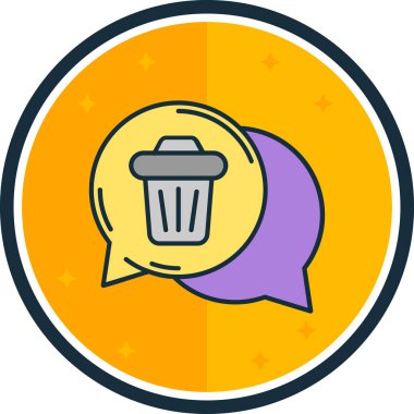 Kova. Web simgesi basit illüstrasyon