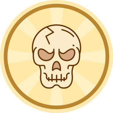 halloween skull vector design