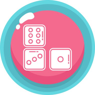 Haplar. Web simgesi basit illüstrasyon