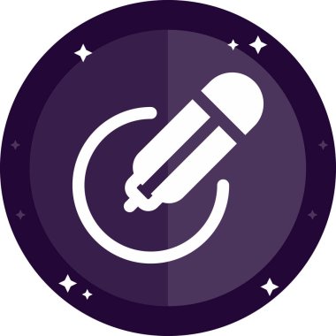 Kalem simgesi, vektör illüstrasyonu