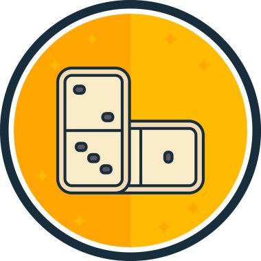 Kumarhane Web simgesi basit illüstrasyon