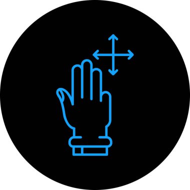 Elini ver. Web simgesi basit illüstrasyon