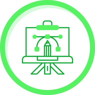 ekran simgesi, vektör illüstrasyonunu izle