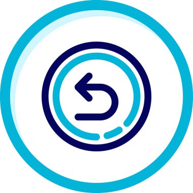 Bir işaretin vektör illüstrasyonu