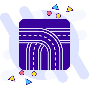 Araba park kutsal kişilerin resmi, vektör çizim