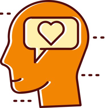 Aşk. Web simgesi basit tasarım