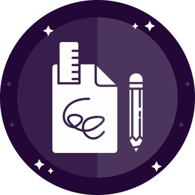 kalem simgesi vektör illüstrasyonu