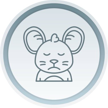 Tavşan simgesi vektör illüstrasyonu