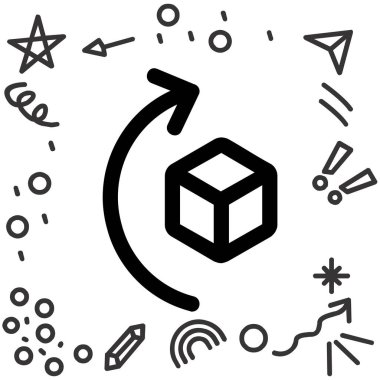 seo modern simgesinin vektör illüstrasyonu