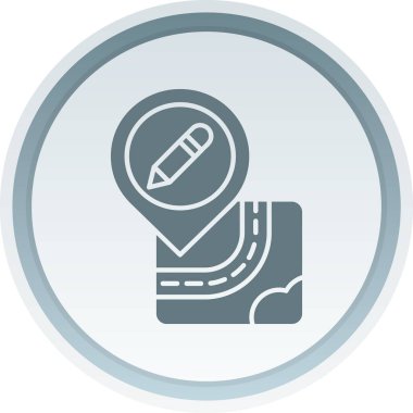 Modern simgenin vektör illüstrasyonu