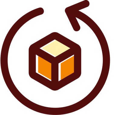 kutu simgesi, vektör illüstrasyonu