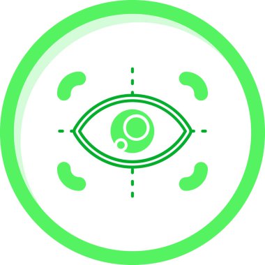 Göz simgesi, modern tasarım çizimi