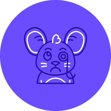 Tavşan. Web simgesi basit illüstrasyon