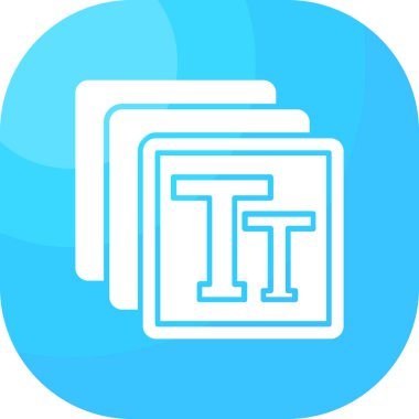 Beyaz çizgi ataç simgesi uzun gölge arkaplan izole. Mavi kare düğme. vektör illüstrasyonu