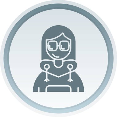 Bebeğim. Web simgesi basit illüstrasyon