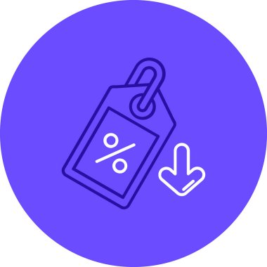 etiket simgesi vektör illüstrasyonu