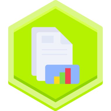 veri belgesi vektör illüstrasyonu