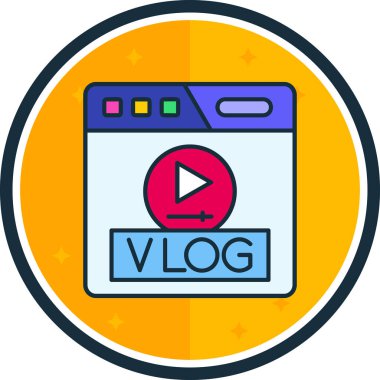 video çalma vektör simgesi