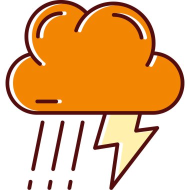 Şimşek sembollü karalama bulutu