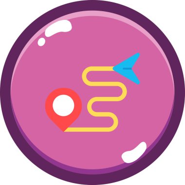 İğne. Web simgesi basit illüstrasyon