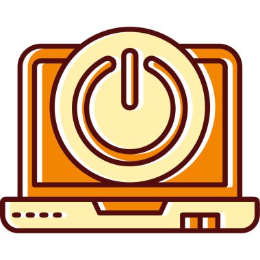 bilgisayar simgesi vektör illüstrasyonu