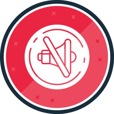 Tek izole edilmiş simge ögesinin vektör illüstrasyonu