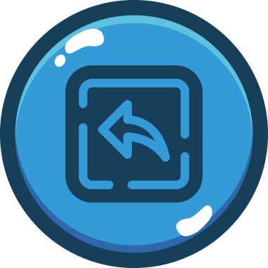 Tazeleme simgesi doldurulmuş - taslak biçimi