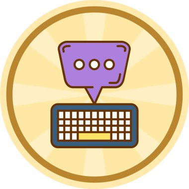 Bilgisayar monitörü simgesi. Web için dizüstü bilgisayar ekran vektör simgelerinin düz çizimi