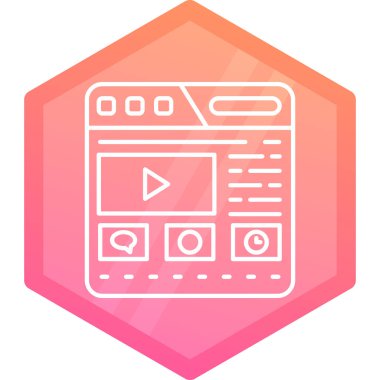 seo modern simgesinin vektör illüstrasyonu