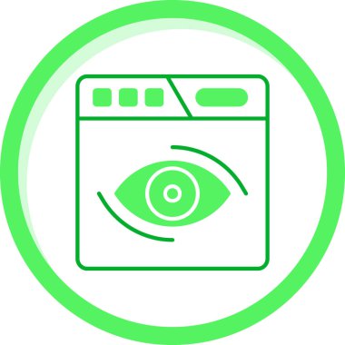 Modern simgenin vektör illüstrasyonu