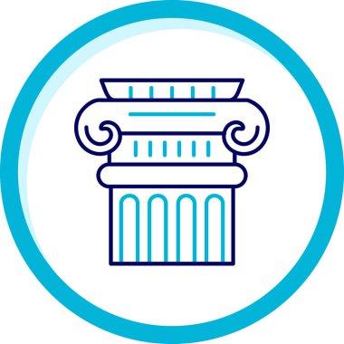 Sütun. Web simgesi basit illüstrasyon