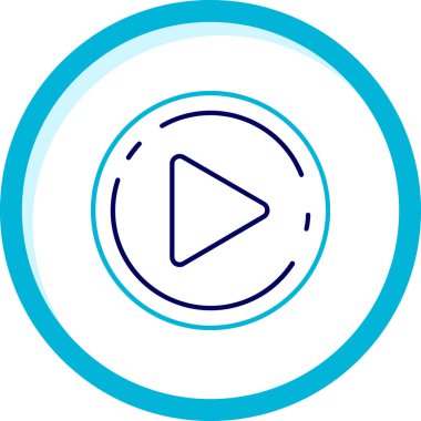 Çalma simgesinin vektör illüstrasyonu