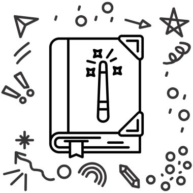 veri dizini simgesi tasarımı, vektör illüstrasyonu 10 grafiklik