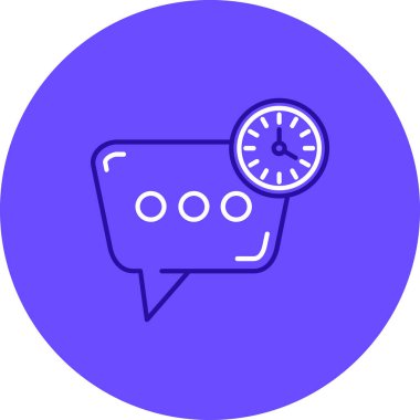 konuşma kabarcığı vektör çizimi