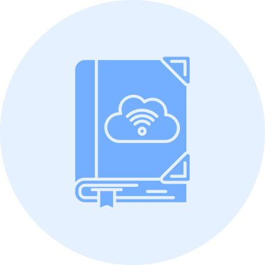 bulut hesaplama vektörü simgesi