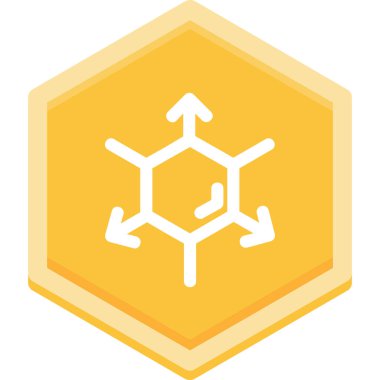 Altıgen işaretli altıgen simgesi