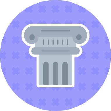 Modern bir simgenin vektör illüstrasyonu