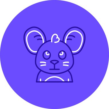 Fare. Web simgesi basit illüstrasyon