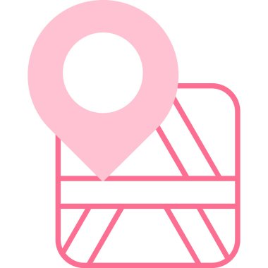 Harita iğnesi. Web simgesi