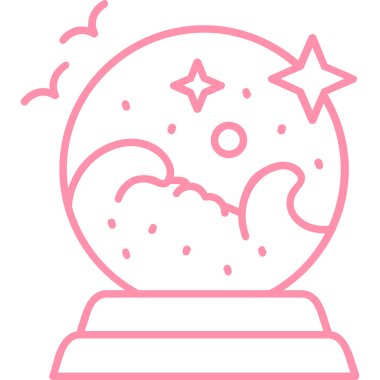 Çizgi film simgesinin vektör çizimi