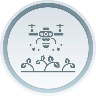 Benzersiz yapay robot vektör simgesi