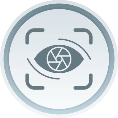 Göz simgesi vektör illüstrasyonu